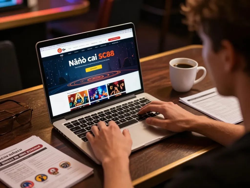 Engaging online gaming experience illustrating Nhà cái SC88 with an active betting scene.