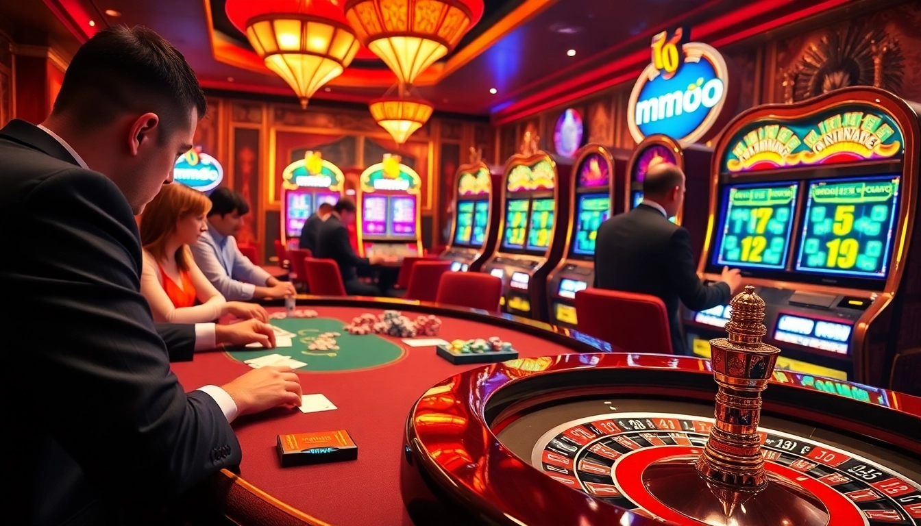 Experience the thrill of gaming at mm oo casino tables filled with cards, chips, and excitement.