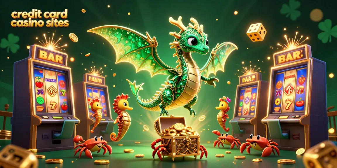 Experience the thrill of credit card casino sites with vibrant 3D elements and lively symbols exploding.