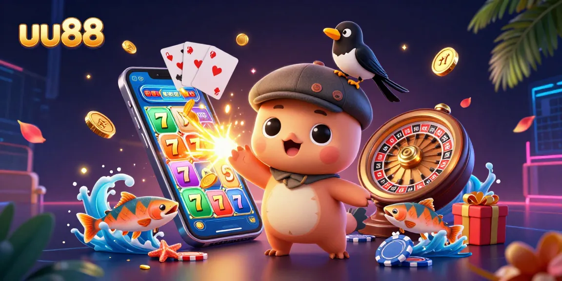 Experience thrilling moments with uu88's exciting games and golden winning opportunities.