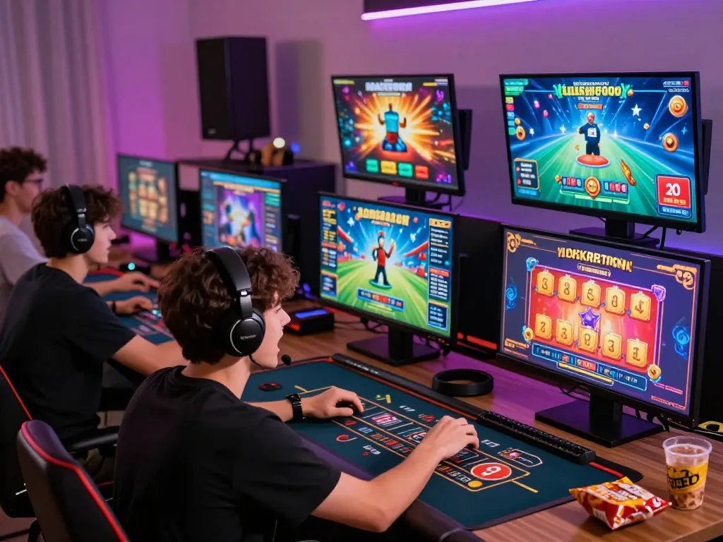 Engaging players in an online gaming environment at Rik vip, tải game rikvip for exciting experiences.