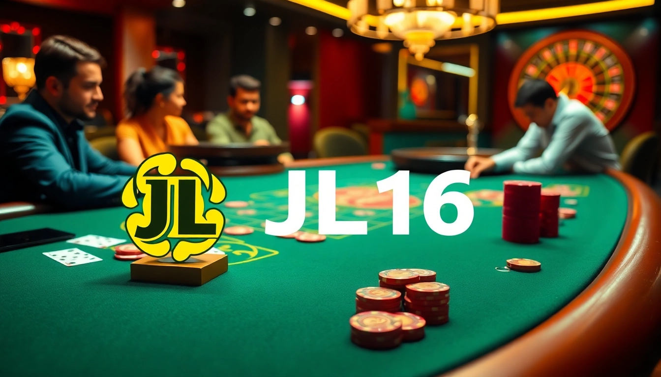 Players enjoying a thrilling game of Teen Patti at JL16 casino, emphasizing excitement and luxury.