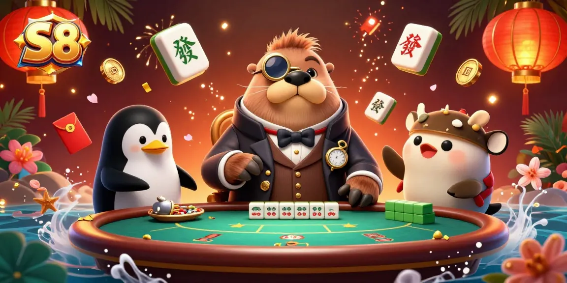 Experience thrilling underwater poker at the S8 casino with vibrant characters and dynamic game elements.
