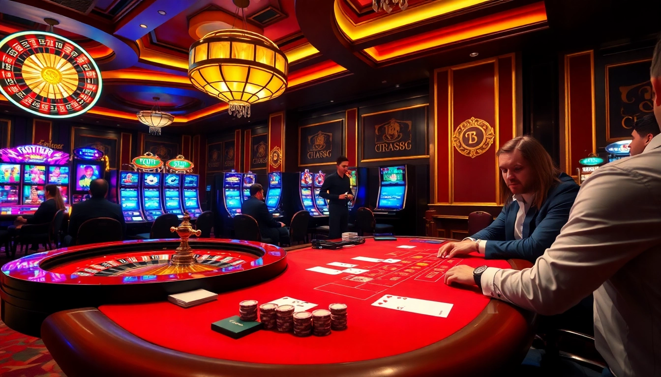 Experience the thrill of gambling at TR88 with lively casino tables and exciting games.