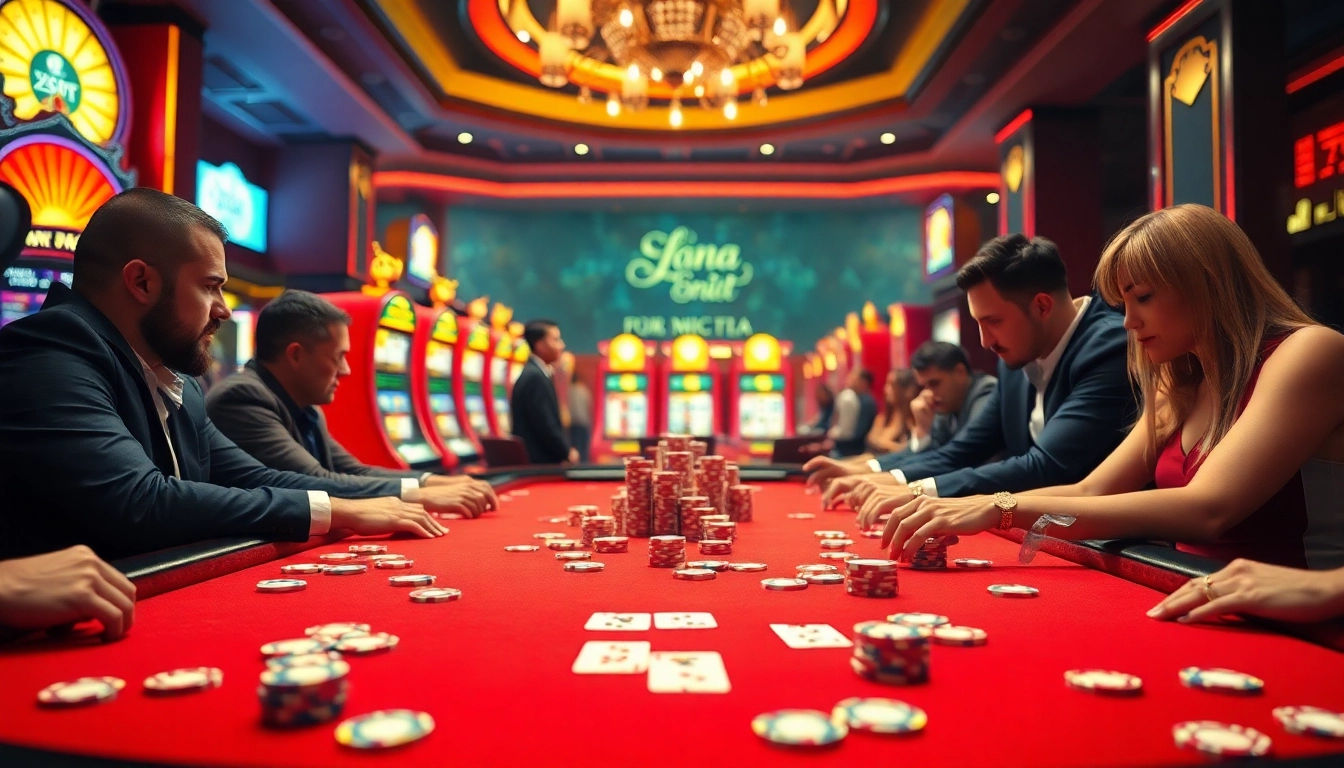 Experience the thrill of https://fabet.free/ with players enjoying a vibrant casino scene and exciting table games.