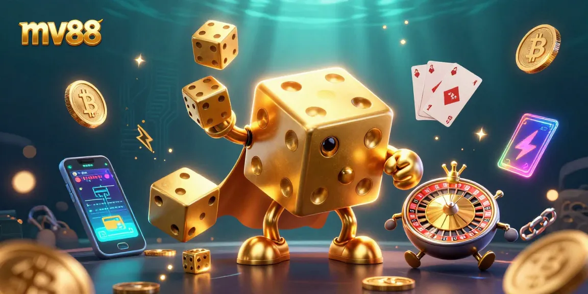 Experience high-stakes gaming at mv88 with vibrant casino characters and dynamic elements.
