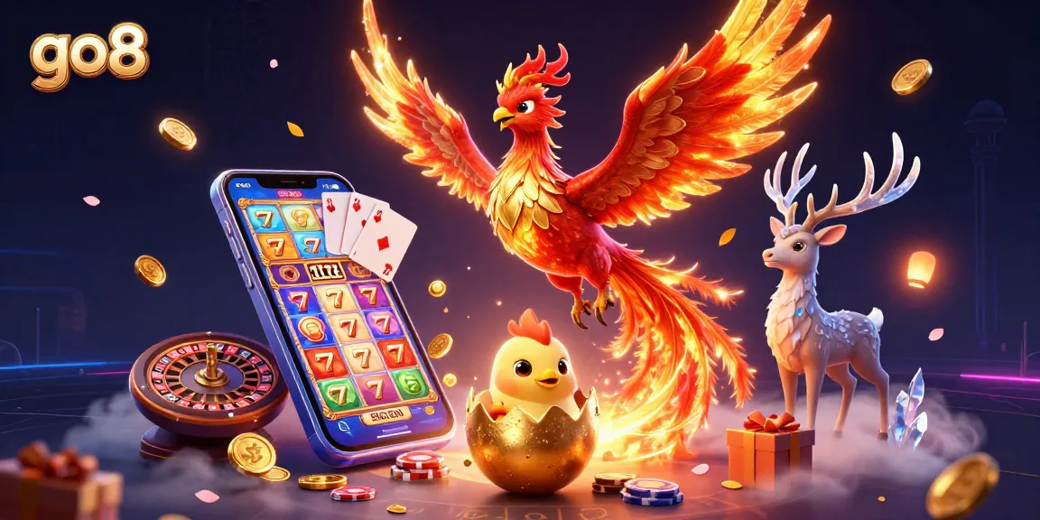 Engage in exciting gameplay at go8 with vibrant casino elements and mythical characters.