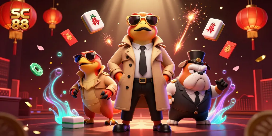 Experience the thrilling atmosphere of SC 88 casino with raptors disguising for entry and luxury elements.