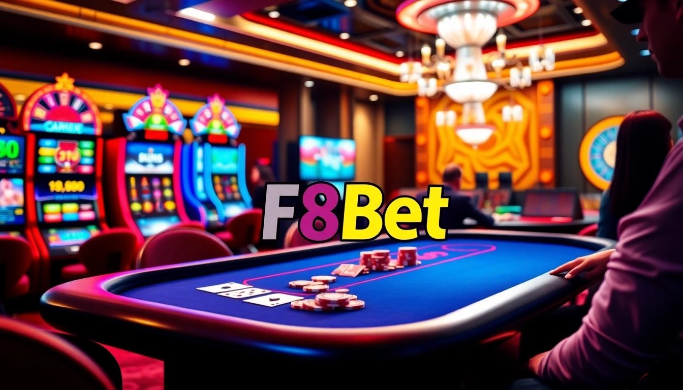 Play dynamic poker on F8Bet with vibrant, modern casino graphics and immersive visuals.