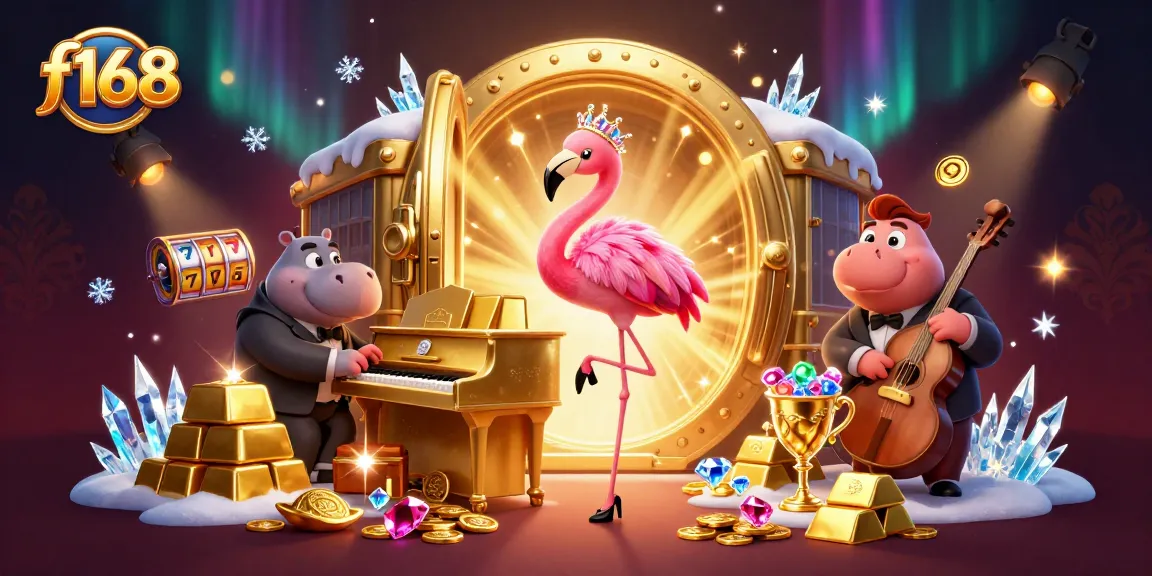 Experience thrilling games in the vibrant f168 casino atmosphere with dazzling golden treasures.