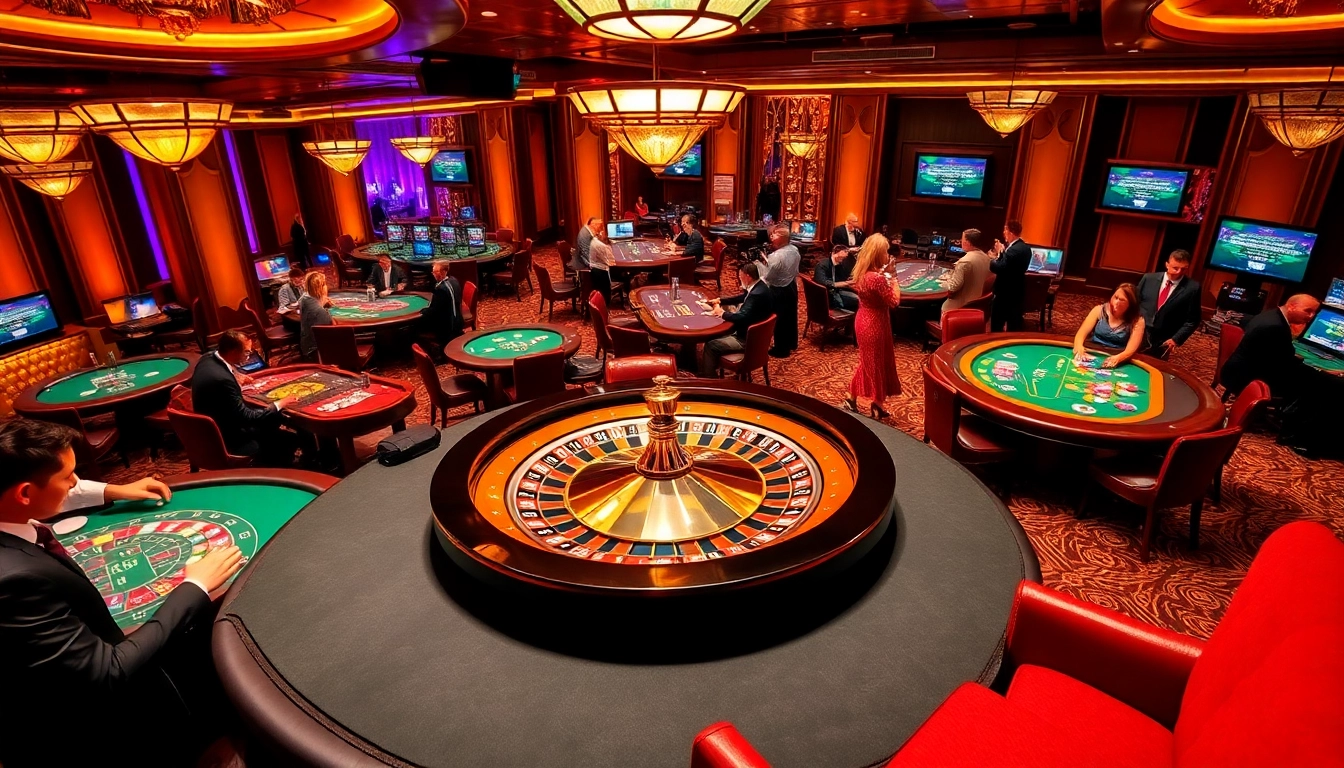 Engage with exciting casino games at https://rr88.black/ featuring roulette and poker tables.