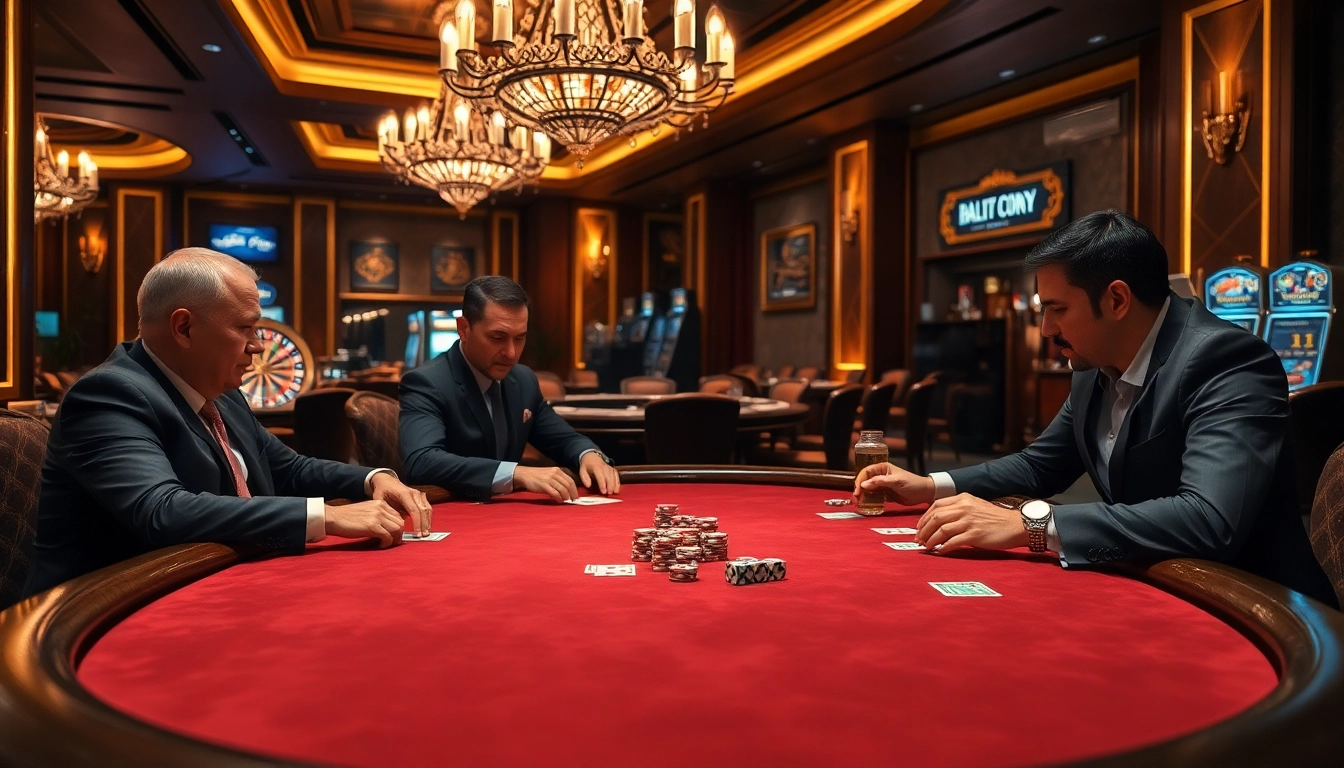 Engage in high-stakes poker at https://vu88.tech/ featuring luxurious casino elements and professional players.