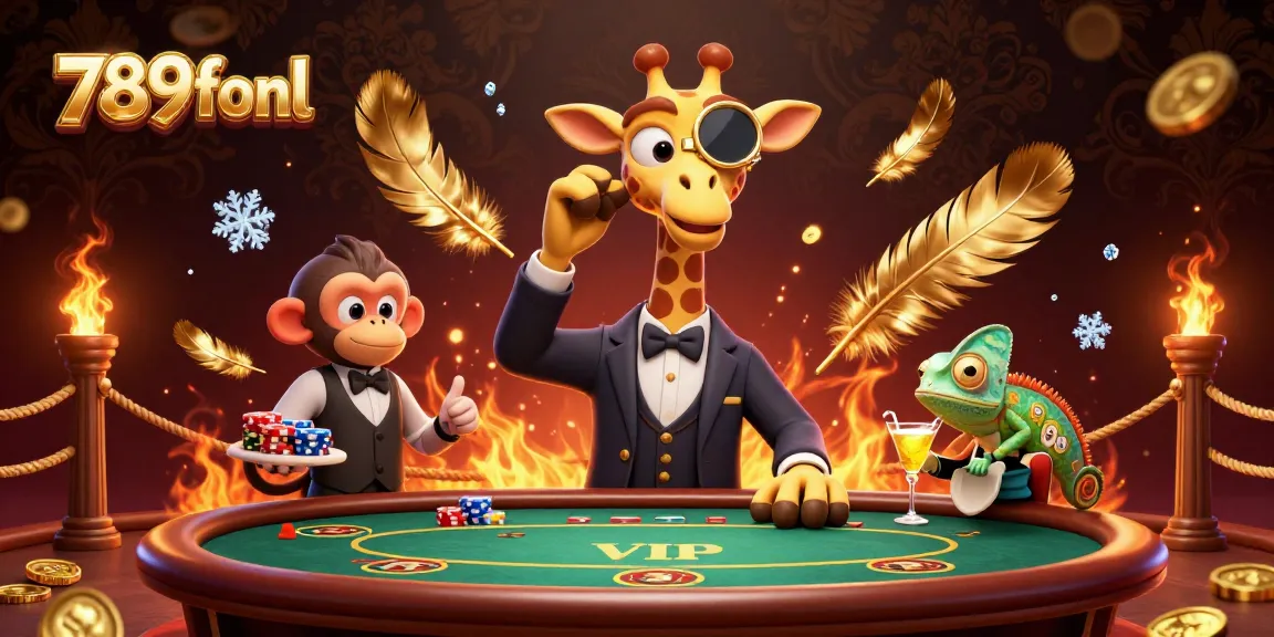 Experience thrilling gaming at 789fonl with vibrant characters amidst golden jackpots and live action.