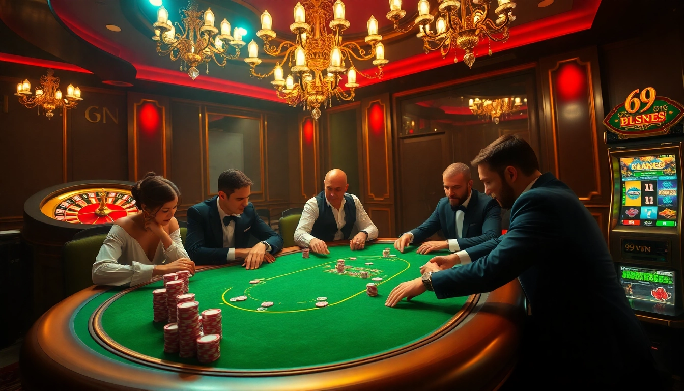 Experience high-stakes action at 69 VN's glamorous poker table.