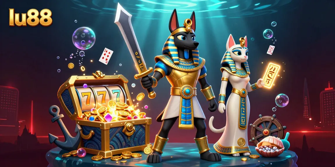 Experience wins at lu88 with vibrant slots and dynamic game elements in a dazzling casino setting.