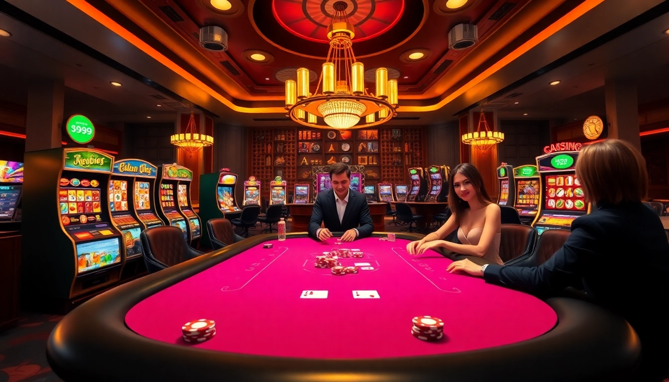 An engaging poker game depicting the vibrant atmosphere of trang chủ go99, highlighting emotional excitement and trust in online gambling.