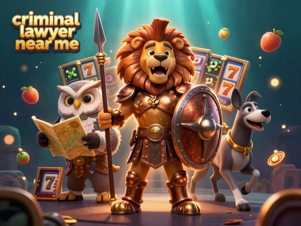 Experience the thrill with a criminal lawyer near me navigating jackpot chaos at a vibrant casino.