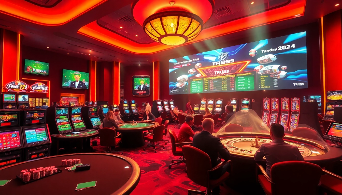 TR88 Casino: Exciting online gambling experience with vibrant games and lively atmosphere.