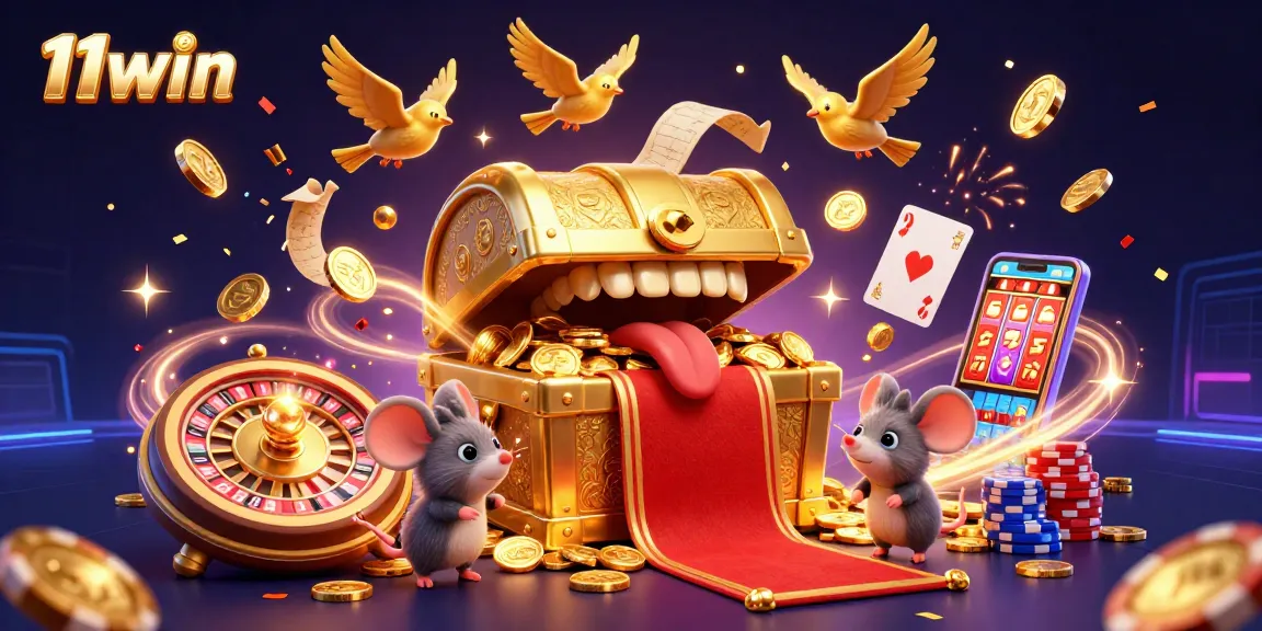 Spin and win at 11win with dazzling casino treasures and vibrant gaming elements