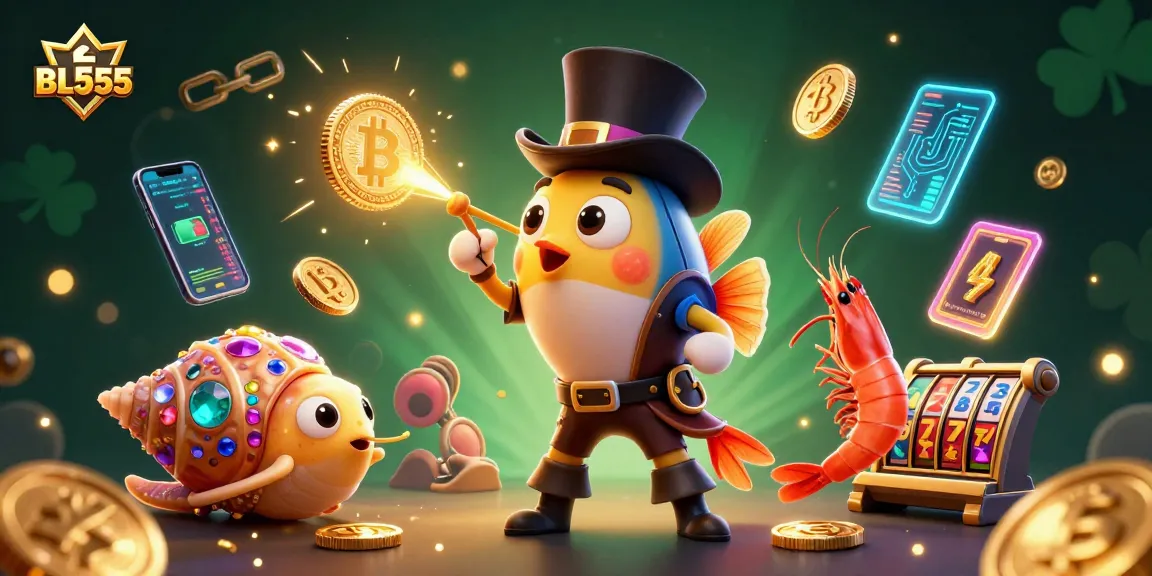 Engage with BL555's thrilling jackpots and slots in a vibrant digital undersea world.