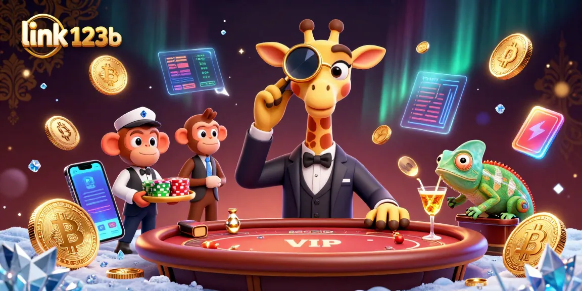 Experience thrilling gameplay with link 123b at an exciting casino scene featuring unique characters and vibrant digital motifs.