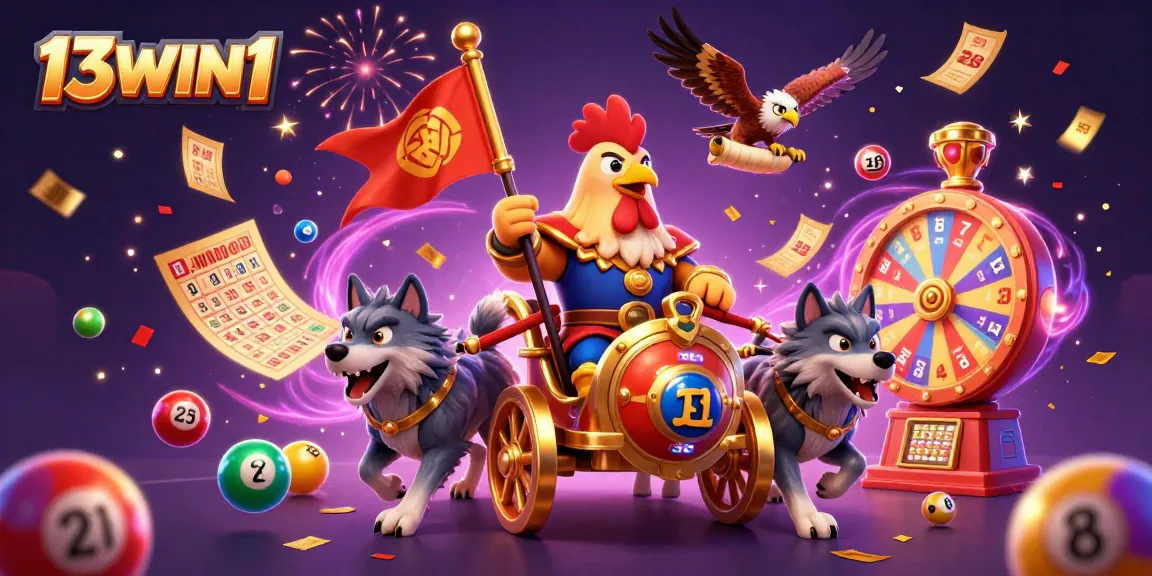 Experience the thrill with 13WIN1 as you win exciting lotteries and prizes in a dynamic, festive setting.
