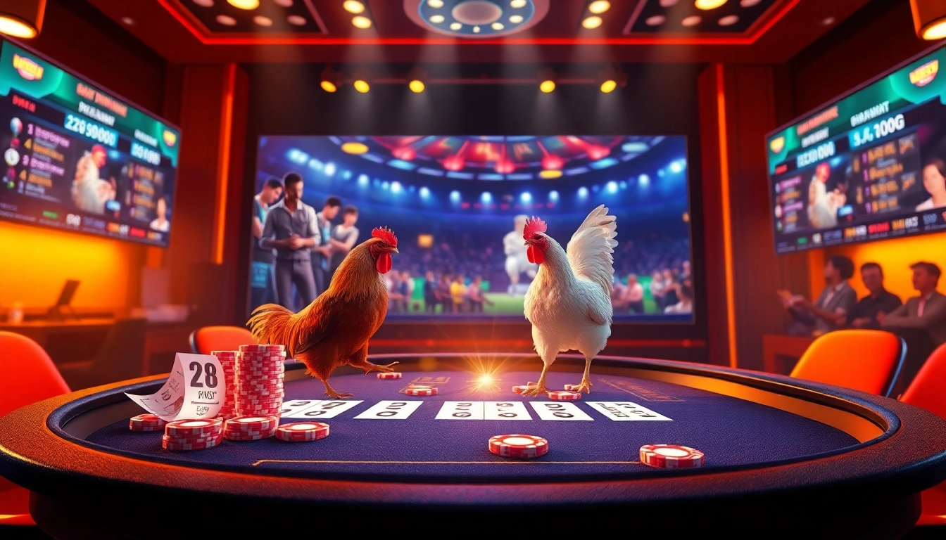 Experience the thrill of gambling with gavb79 xem live featuring dynamic chicken fights.