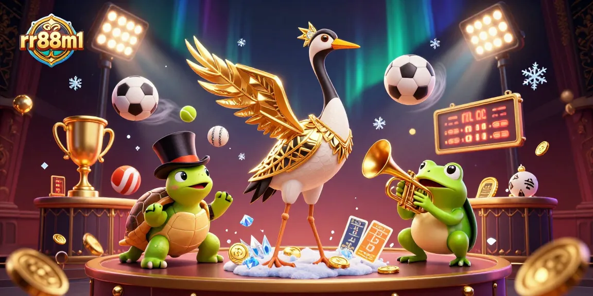 Experience thrilling gameplay at rr88m1 with lively characters, dynamic sports elements, and casino excitement.