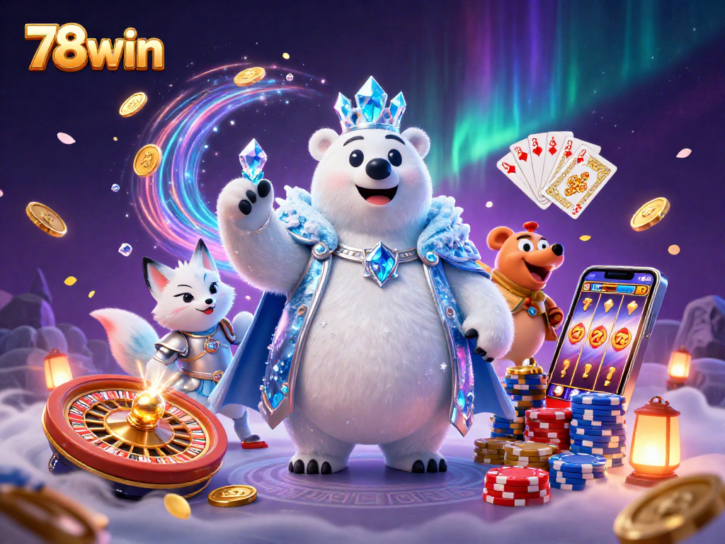 Win big with 78win as the ice king and snow fox bring excitement to the casino scene