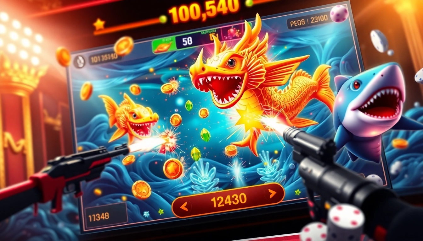 Engaging bắn cá đổi thưởng gameplay with vibrant 3D graphics and thrilling action.