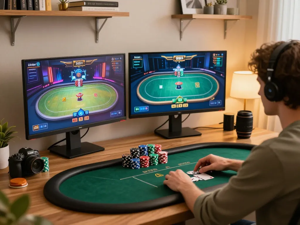 Engaging with online poker at https://win88.cfd/ highlighting strategic gameplay and personal connection