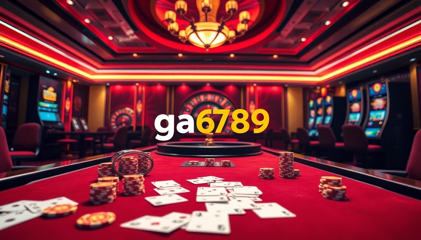 Experience thrilling online betting at ga6789 with engaging live casino visuals.