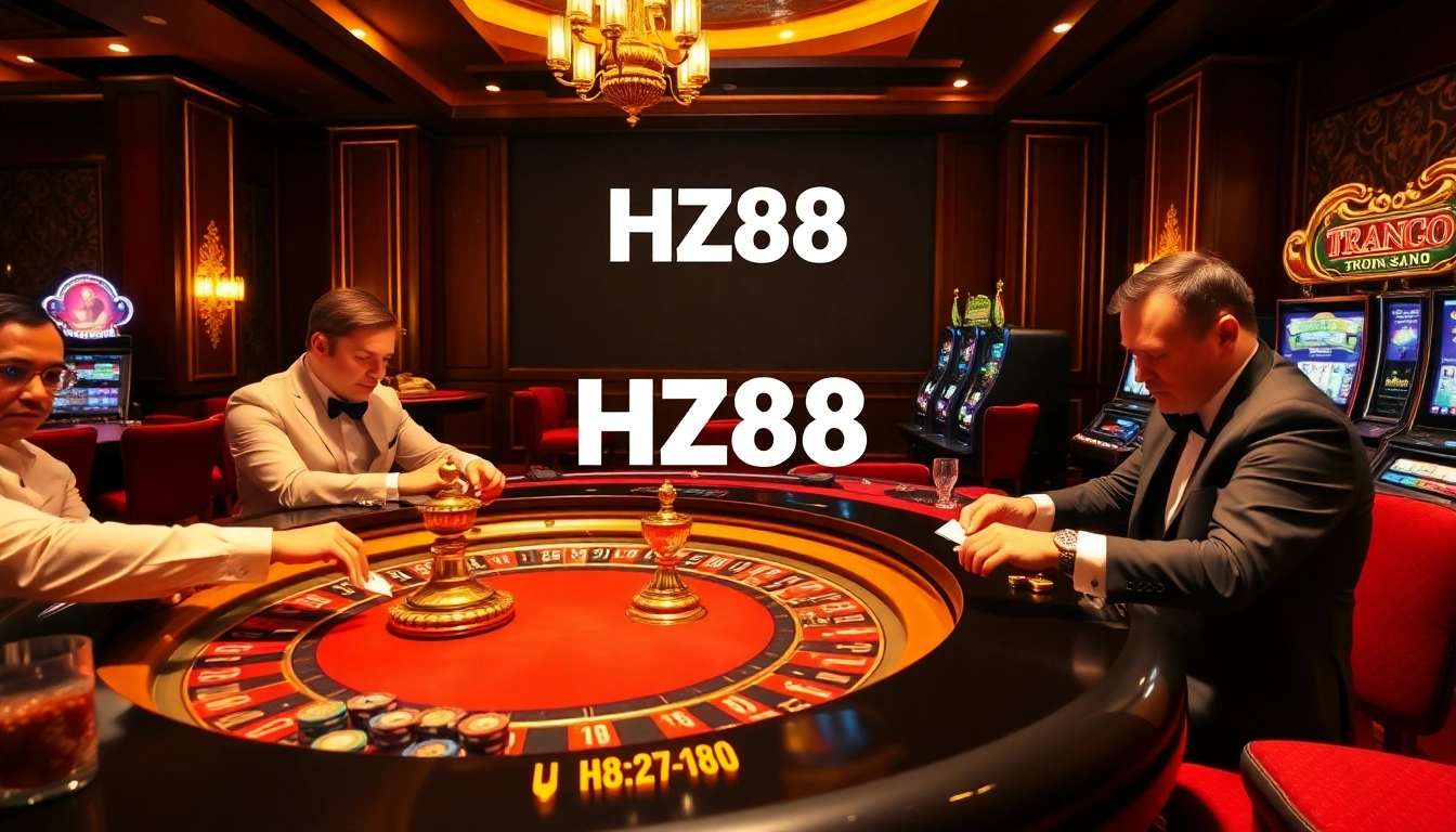 Experience the thrill of winning at HZ88 with high-stakes poker and roulette games.