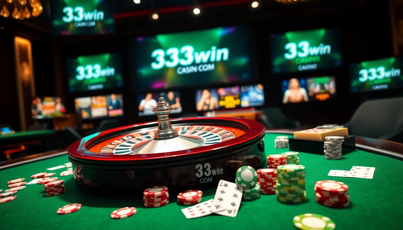 Experience luxury gaming action with 33win com and its thrilling casino visuals.