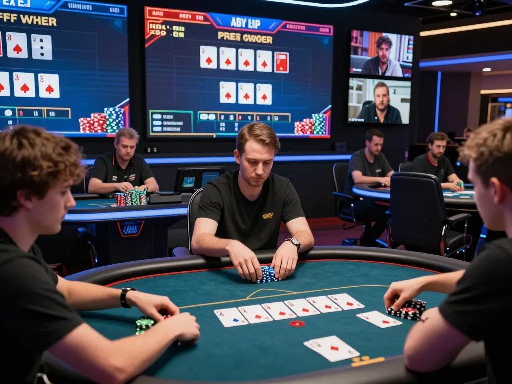 Players engaging in a thrilling online poker game with tg88 interface and competitive strategies in action.