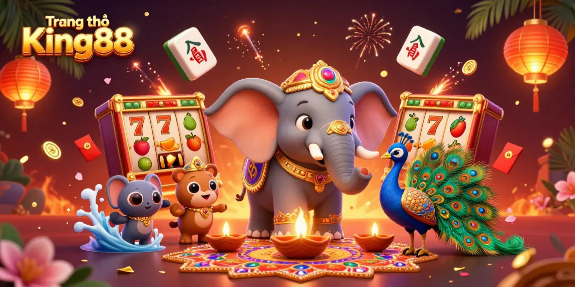 Experience the thrilling Trang chủ King88 casino with vibrant 3D illustrations and dynamic jackpot elements in play.