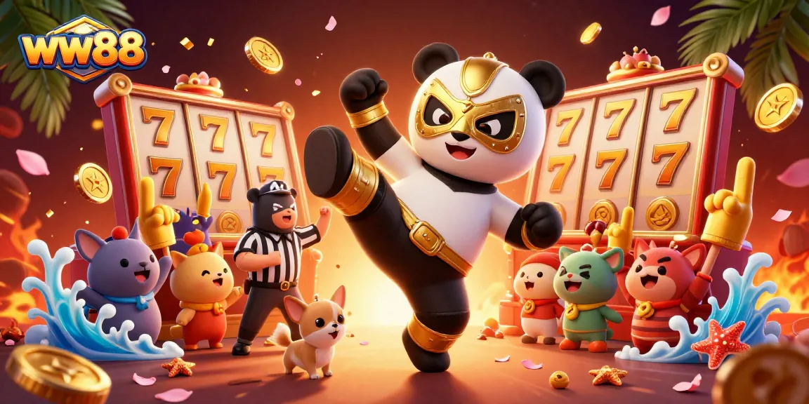 Experience thrilling slots at ww88, featuring vibrant 3D gameplay and dynamic animations.