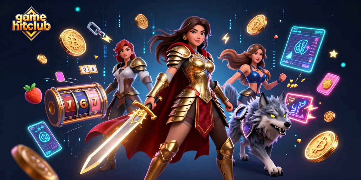 Engage with game hitclub through exciting visuals of slot reels, jackpots, and dynamic character action.