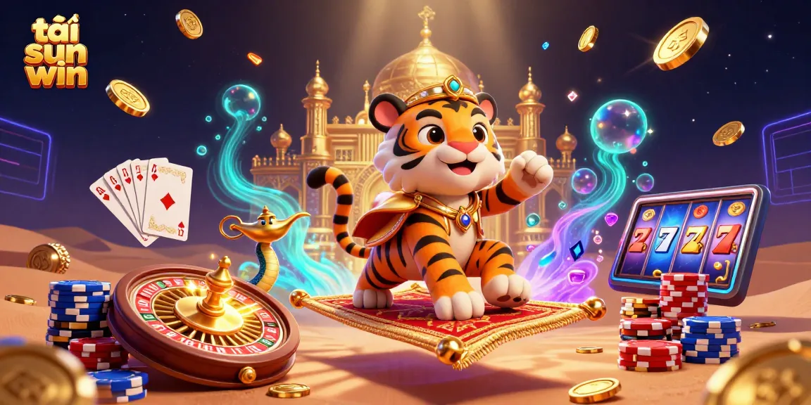 Spin the reels and win big with tải sun win in this vibrant 3D casino scene!