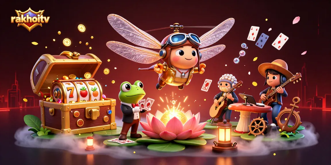 Experience thrilling card games at Rakhoitv's vibrant casino with immersive elements.