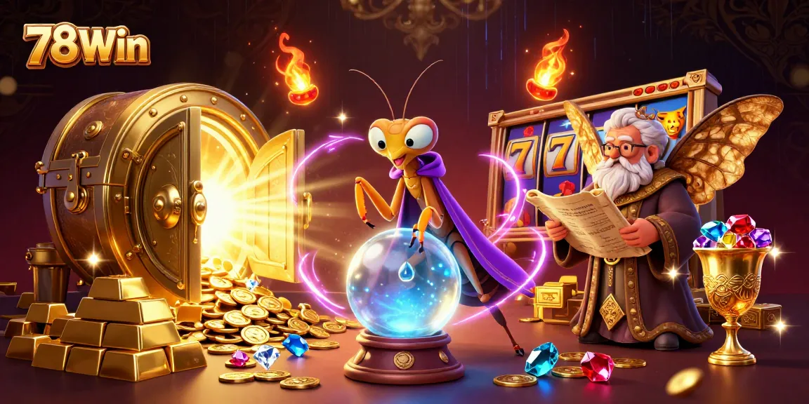 Experience thrilling gaming at 78Win, where fortune smiles with vibrant casino elements!