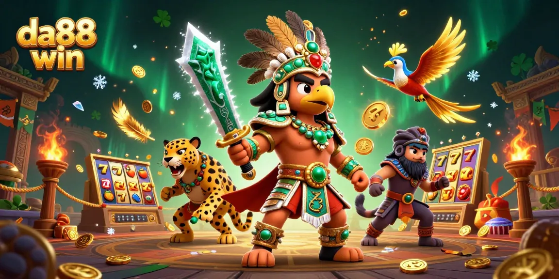 Engage with da88 win in this vibrant casino scene featuring dynamic slot action and rich elements.