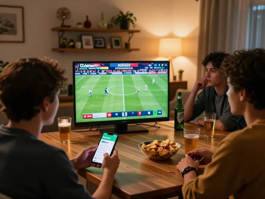 Experience real-time betting on CakhiaTV while enjoying the thrilling football match atmosphere.